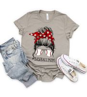 Load image into Gallery viewer, #BaseballMom Messy Bun