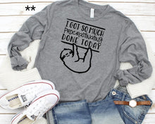 Load image into Gallery viewer, Procrastinating Sloth