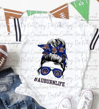 Load image into Gallery viewer, #AuburnLife Messy Bun