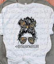 Load image into Gallery viewer, #MechanicWifeLife Messy Bun