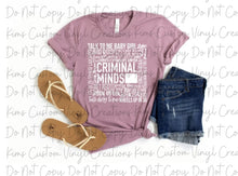 Load image into Gallery viewer, Criminal Minds Subway