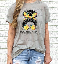 Load image into Gallery viewer, #DaycareTeacher Messy Bun