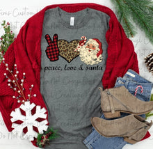 Load image into Gallery viewer, Peace Love Santa