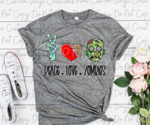 Load image into Gallery viewer, Peace Love Zombies