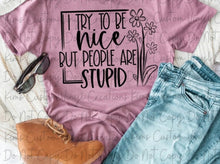Load image into Gallery viewer, I Try To Be Nice but People Are Stupid