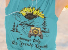 Load image into Gallery viewer, Always Take the Scenic Route Jeep