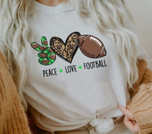 Load image into Gallery viewer, Peace, Love, Football