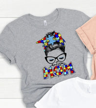 Load image into Gallery viewer, Autism Mom Messy Bun