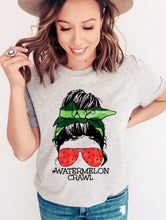 Load image into Gallery viewer, #WatermelonCrawl Messy Bun
