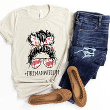 Load image into Gallery viewer, #FiremanWifeLife Messy Bun