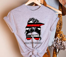 Load image into Gallery viewer, #BacktheRed Messy Bun