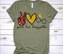 Load image into Gallery viewer, Peace Love Wizard Boy