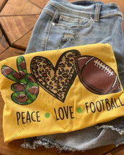 Load image into Gallery viewer, Peace Love Football
