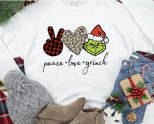 Load image into Gallery viewer, Peace Love Green Guy