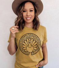 Load image into Gallery viewer, Happy Thanksgiving Turkey Typography