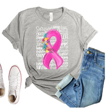 Load image into Gallery viewer, Breast Cancer Subway print