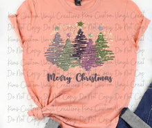 Load image into Gallery viewer, Merry Christmas trees