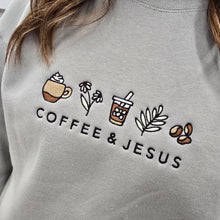 Load image into Gallery viewer, Coffee &amp; Jesus Embroidery
