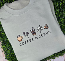 Load image into Gallery viewer, Coffee &amp; Jesus Embroidery
