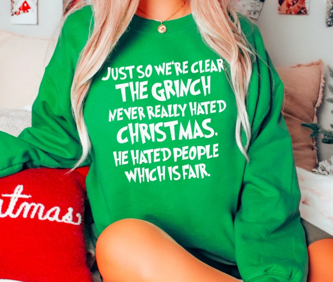 Just So We Are Clear