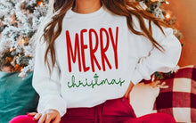 Load image into Gallery viewer, Merry Christmas PUFF (red/green)
