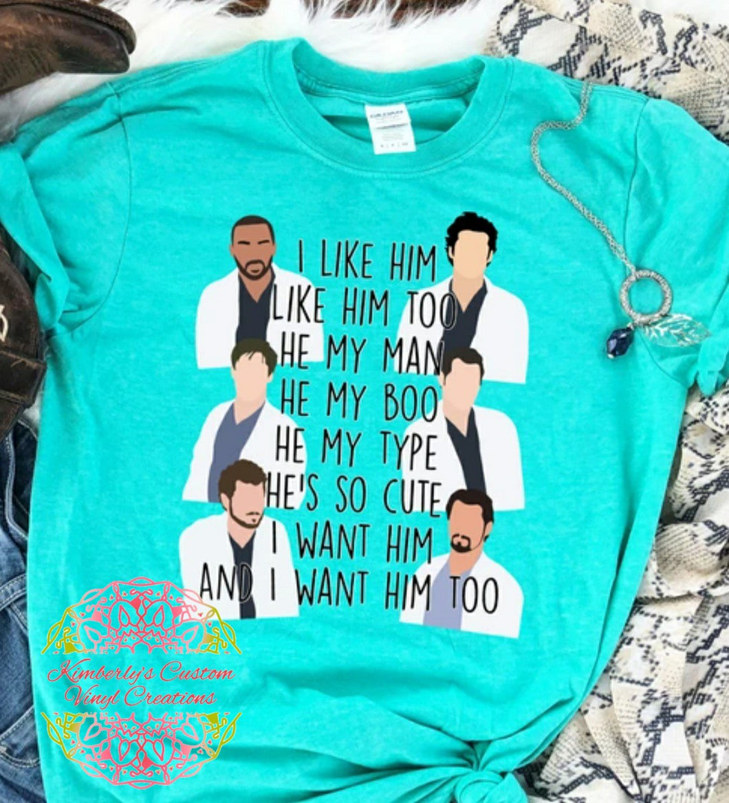 I like him, I like him too Greys Anatomy