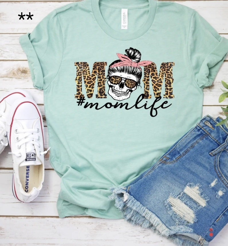 Mom Life Skull