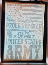 Load image into Gallery viewer, Proud Veteran (White Print)
