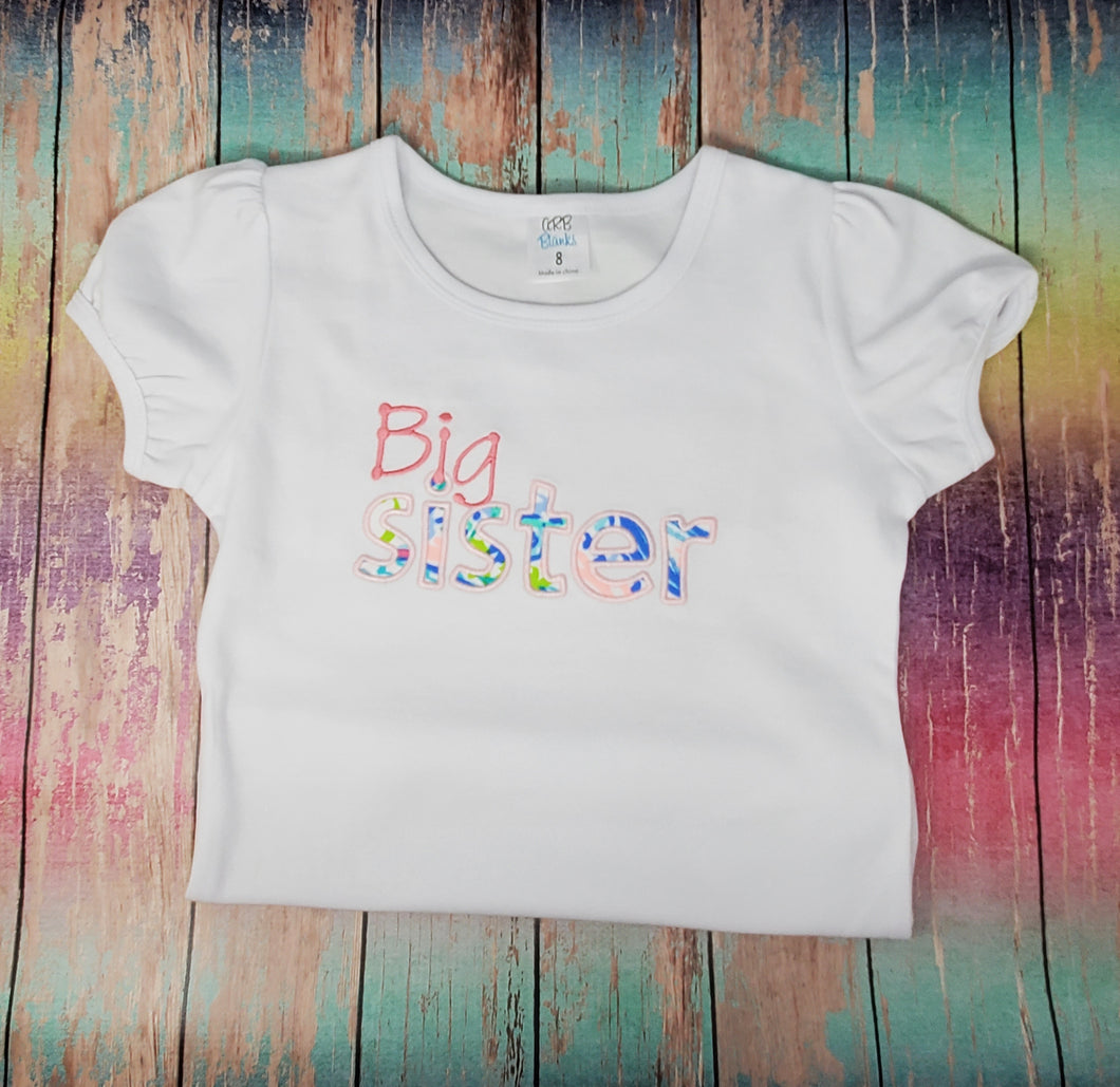 Big Sister Applique