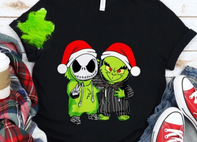 Skeleton and The Green Guy
