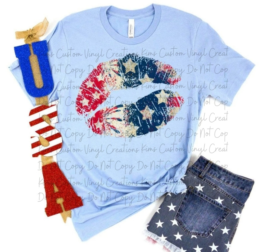 Patriotic Lips