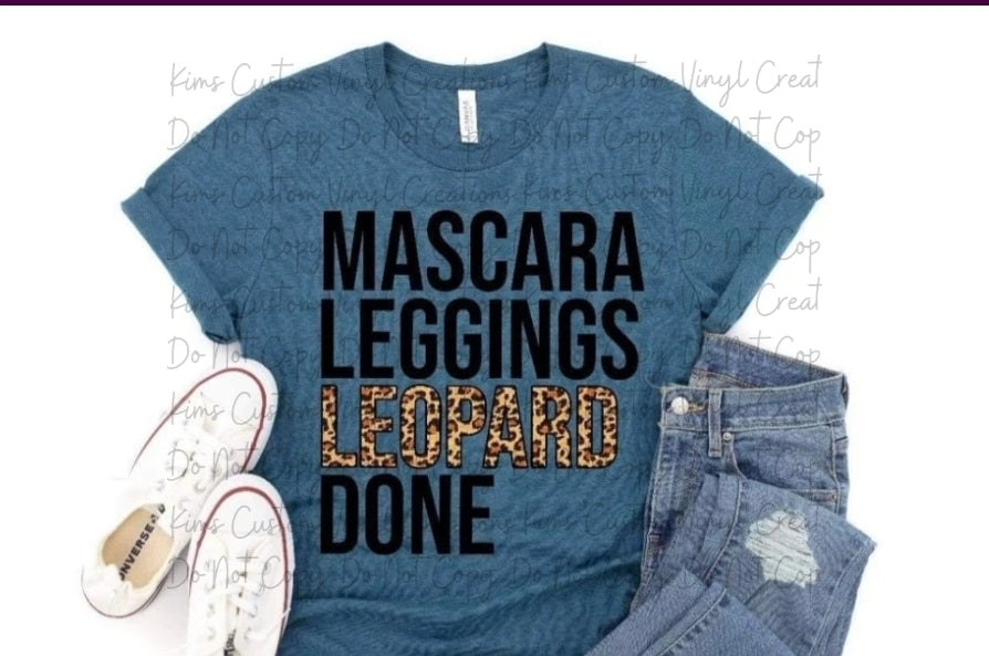 Mascara Leggings Leopard Done