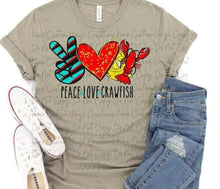Load image into Gallery viewer, Peace Love Crawfish

