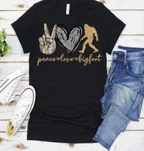 Load image into Gallery viewer, Peace Love Bigfoot
