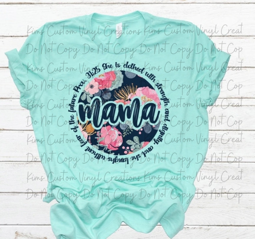 Mama Floral Circle