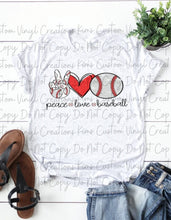 Load image into Gallery viewer, Peace Love Baseball
