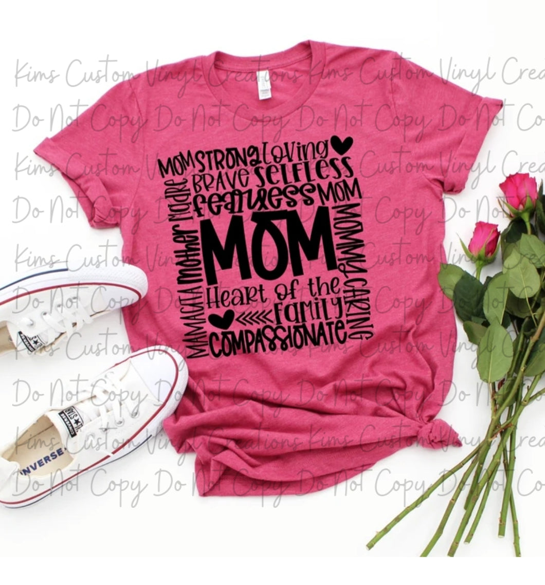 Mom Subway Print
