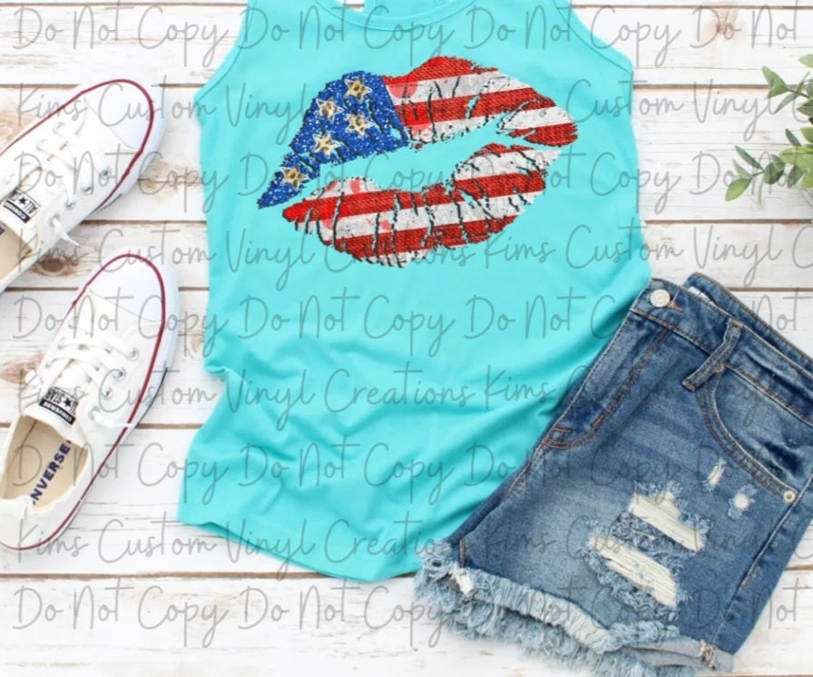 Patriotic Lips