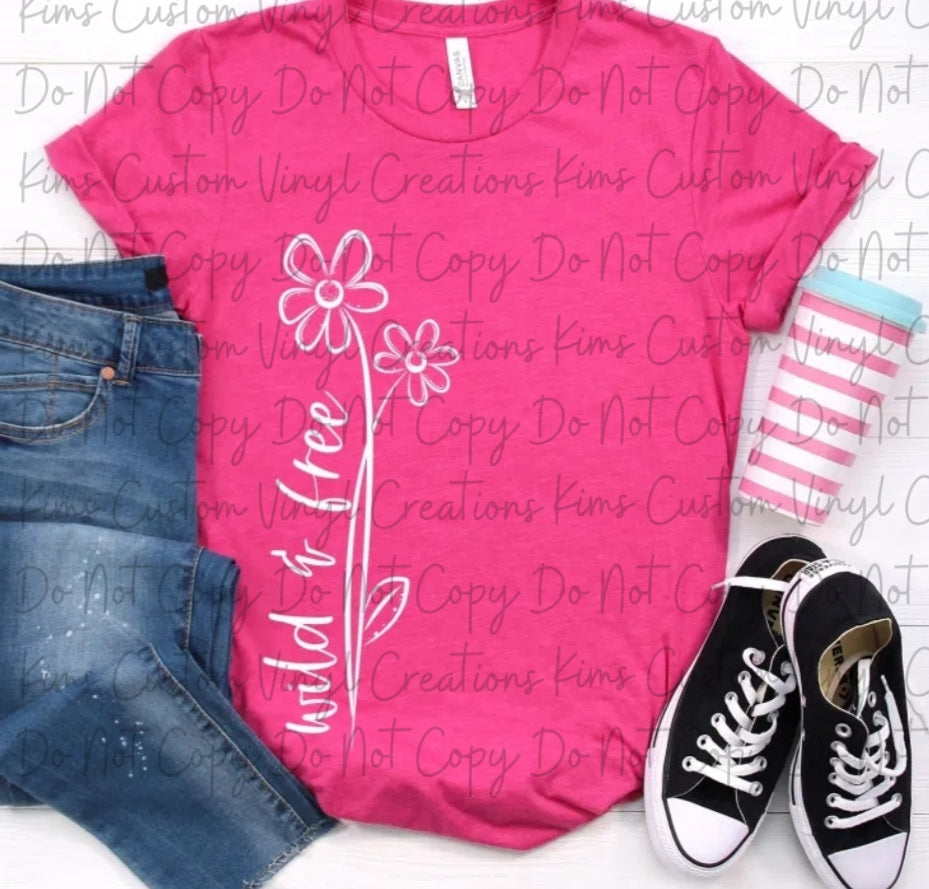 Wild & Free (White Print)