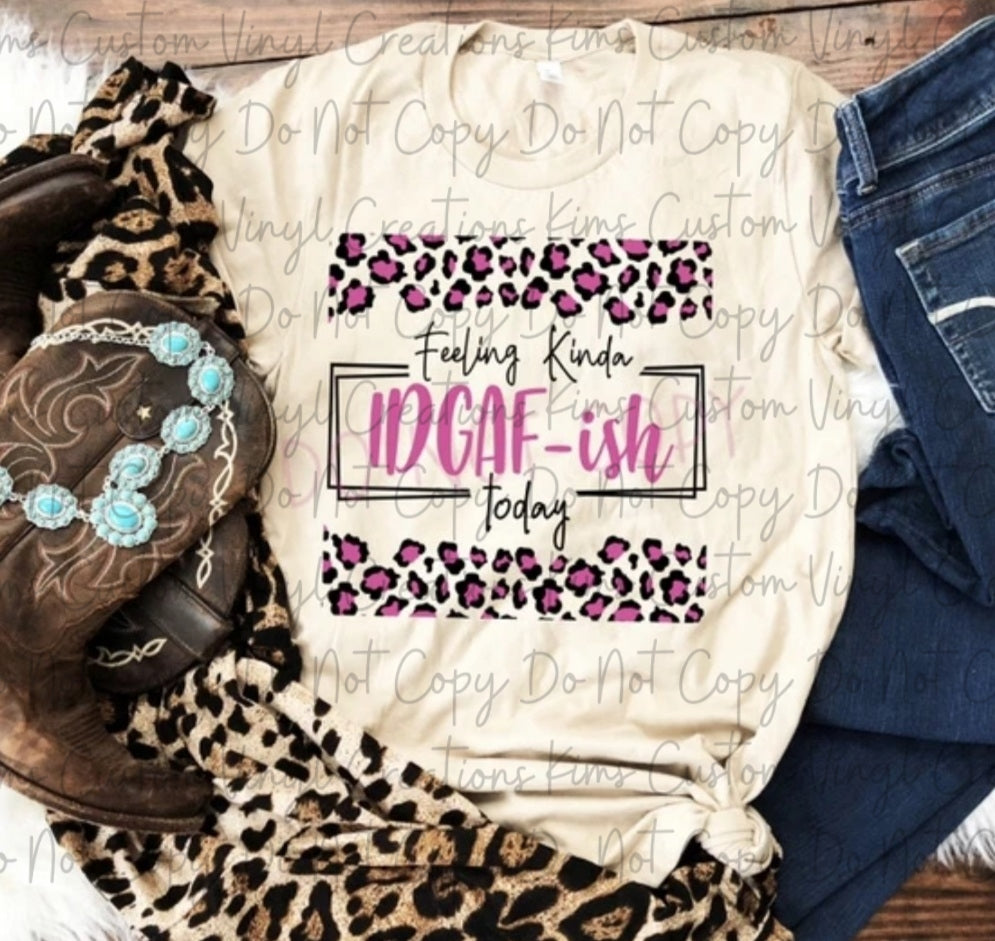 Feeling Kinda IDGAFish leopard