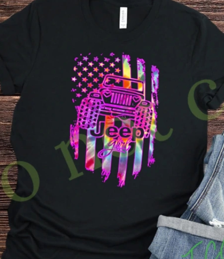 Skull Jeep Girl