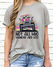 Load image into Gallery viewer, Not All Who Wonder Are Lost Jeep
