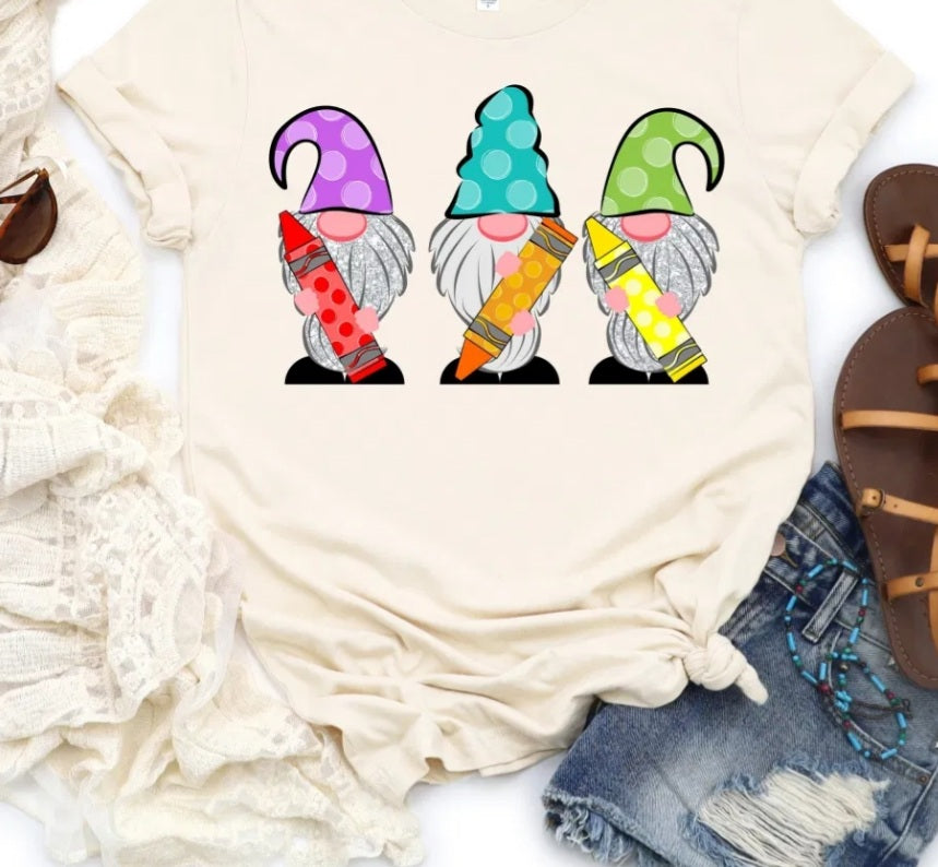 Gnomes with Crayons