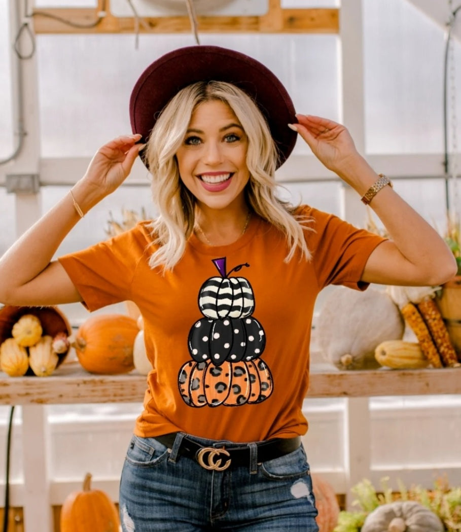 Three Pumpkins