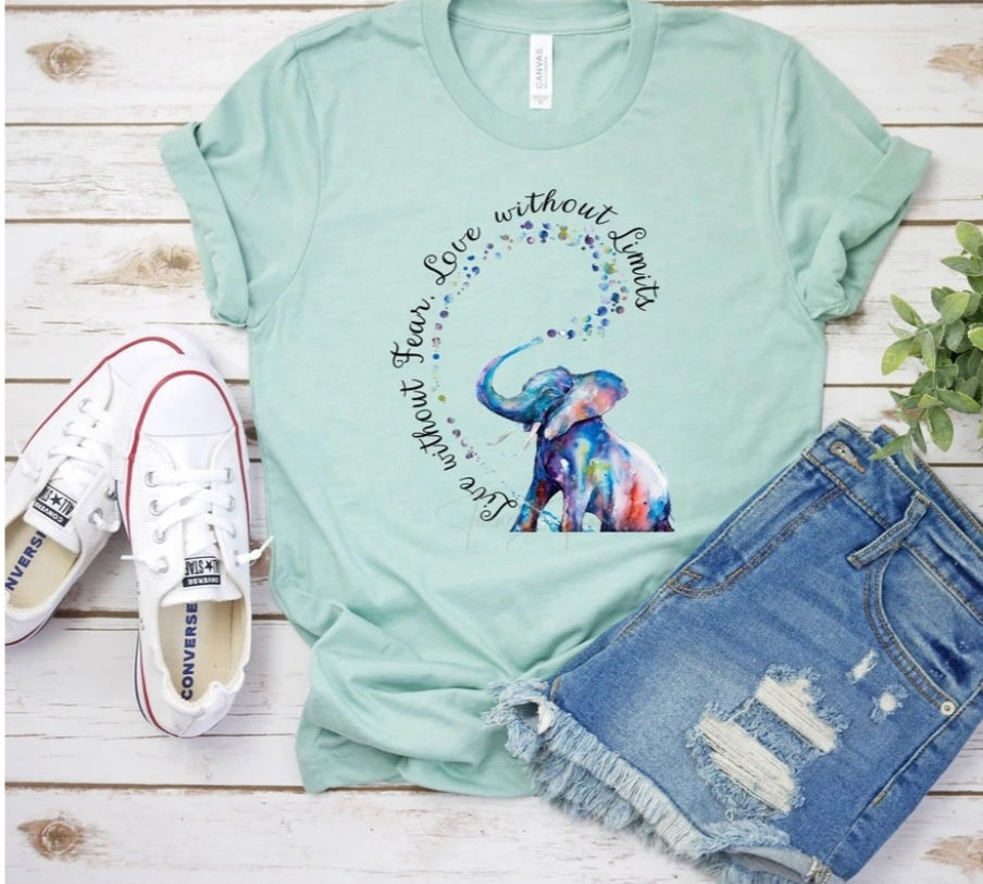 Live without Fear Elephant
