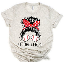 Load image into Gallery viewer, #TeeBallMom Messy Bun
