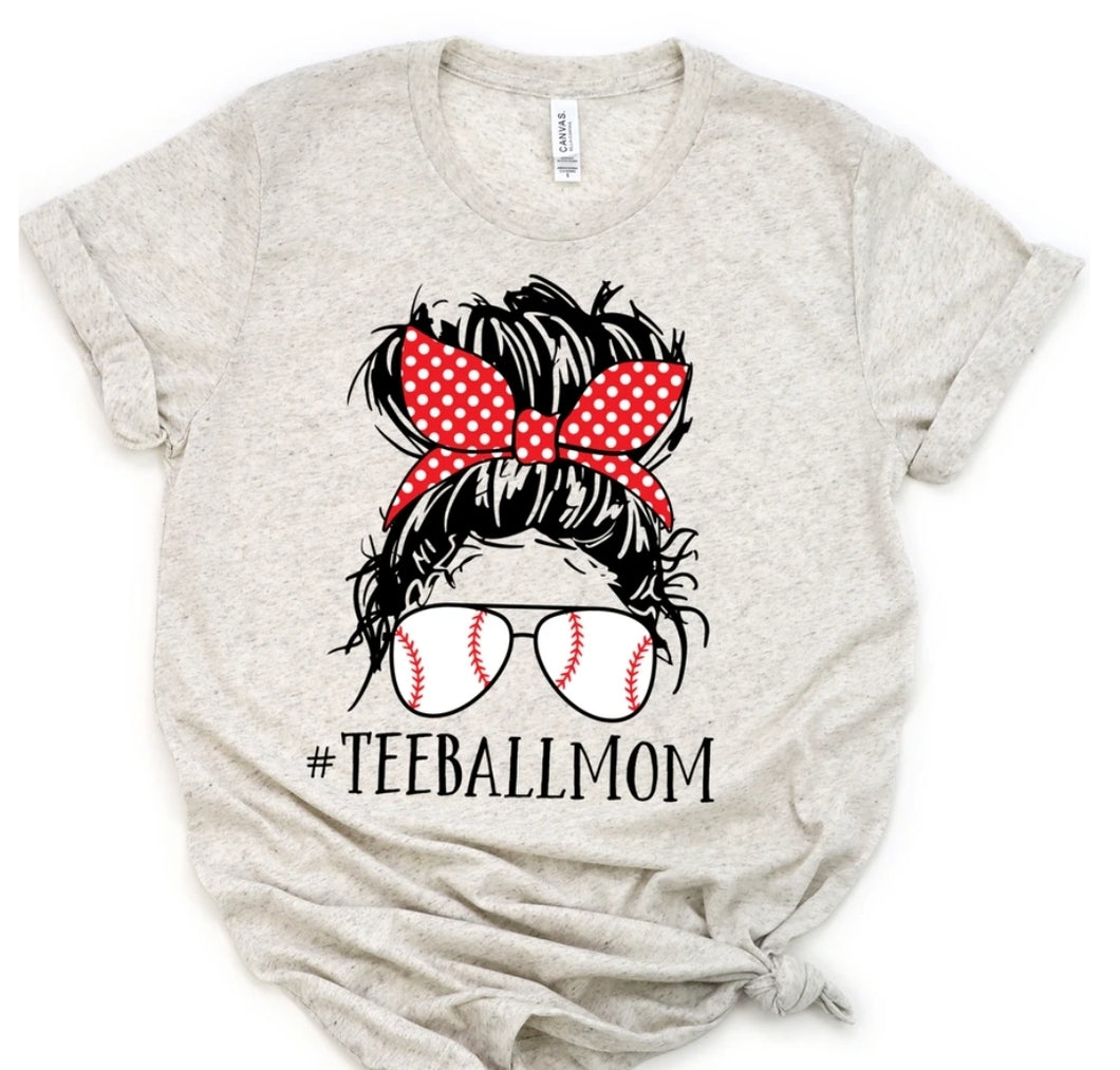 #TeeBallMom Messy Bun