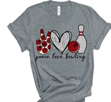 Load image into Gallery viewer, Peace Love Bowling
