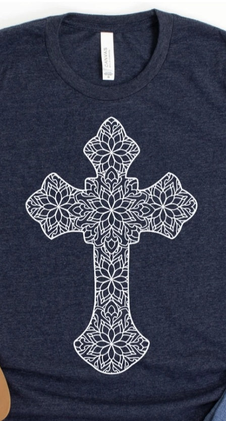 Cross Mandala (white)