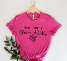 Load image into Gallery viewer, Live Simply Bloom Wildly
